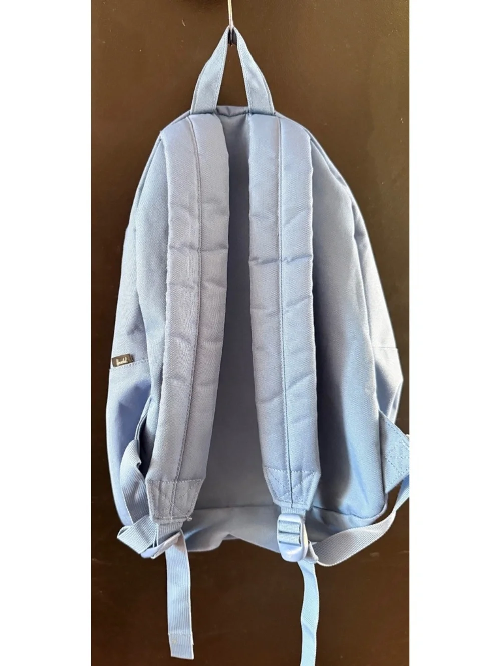 Herschel Supply Co. Light Blue Classic Backpack Red Stripe Lining